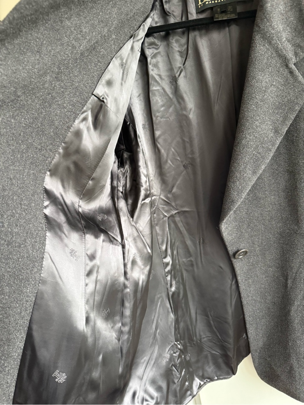 Vintage ESCADA Women's Cashgora Angora Wool Single-Button Blazer 14/XL - Picture 12 of 13